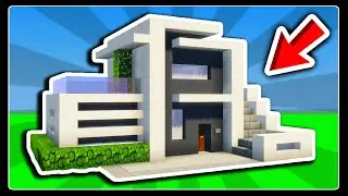 TUTO PETITE MAISON MODERNE FACILE A FAIRE | MINECRAFT