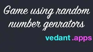 Making a game using random number generators