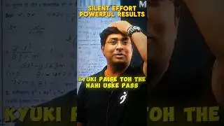 Silent Effort Powerful Results 🫡 | GB Sir | NV Sir | NV Sir Motivation | IIT JEE Motivation #shorts