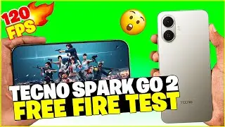 Tecno Spark Go 2 Free Fire Test 🔥 | Smooth or Laggy? FPS & Heating Test Gameplay 2025!