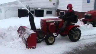 Wheel Horse C-161 with 2-Stage Snowblower