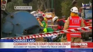 CH9: Cleanaway to Face Court over Fatal Truck Crash