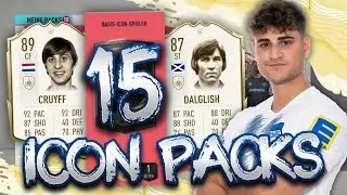 FIFA 20: 15 GARANTIERTE ICON PACKS !!  🔥  🔥 /Icon abgesto&szlig;en  😂