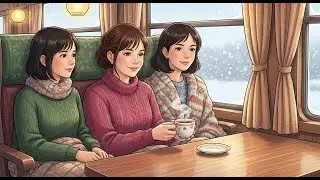 Warm Little Home on a Winter Train  A Dream Journey with Friends, Finally Together  Animation