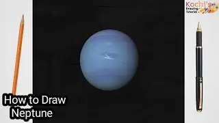 How to draw Neptune planet || Neptune drawing || planet drawing