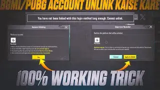Only 2 Min 😱 | BGMI ID Unlink from Google Play, Twitter, Facebook | 100% Working Trick 🔥