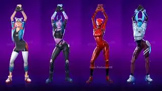 Fortnite Haute Couture Emote With Lynx Midnight Thorn Shiver Skin Thicc 🍑😜😍 Who Won ?