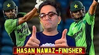 Hasan Nawaz smashed brilliant 63* off 54 in his debut ODI against West Indies !