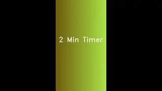 ⏳ 2 Minute Countdown Timer | Gradient Animation | Time's Up Alert