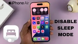Как отключить спящий режим на iPhone Air