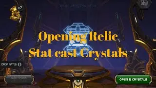 Opening Relic Statcast Crystals...MCOC