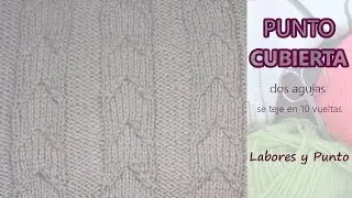✅PUNTO CUBIERTA A DOS AGUJAS- SIN UTILIZAR AGUJA AUXILIAR😉 - LABORES Y PUNTO