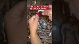 Seed and magnet therapy for high blood pressure ❤️