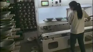 Ceramic Plate Bowl Color Glazing Machine-Yutai Machinery