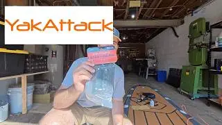 How to install mount to inflatable kayak, boat, raft, or paddle board (YakAttack Switchpad)