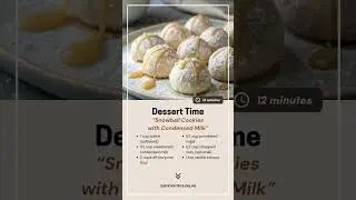 Melt-in-Your-Mouth Snowball Cookies ❄️✨ Made with Condensed Milk!