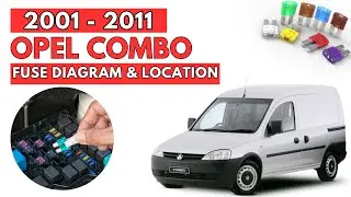 Схемы и расположение блоков предохранителей Opel Combo (2001&ndash;2011)