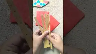 DIY Waste Marriage Cards 😱/ Wall Hanging #youtubeshorts #diy #reuse #cards #shorts #papercraft #art