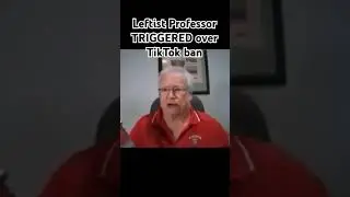 Far Left PHD triggered over ban on TikTok #tiktokban #triggered #meltdown #liberal