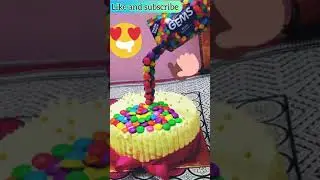 Special Gems Fountain Cake 😋🎂 #fountaincake #gemscake  #cake