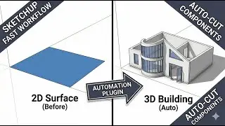 Automatisation SketchUp : Murs, Calques et Menuiseries Auto-perçantes