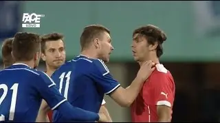 Edin DZEKO vs DRAGOVIC &diams;FIGHT&diams; Austria vs Bosnia 1:1 HD