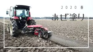 畦塗り in 東松島 | コバシ FR750 | ヤンマー YT357
