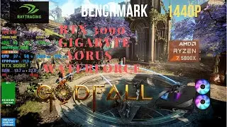 Godfall RTX 3090 Gigabyte AORUS WATERFORCE Benchmark Ryzen 5800x 1440p Ray Tracing