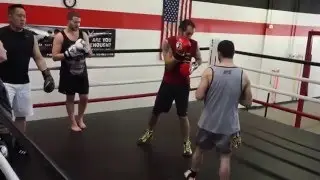 Parry - shoulder roll - cross