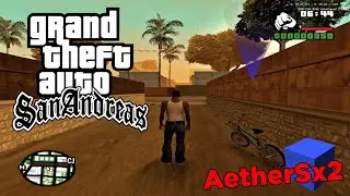 GTA San Andreas Gameplay on Aether Sx2 PS2 Emulator Android