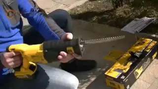 TEST саблен трион DeWalt DCS380N - 18V Li-Ion