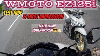 WMOTO EZ125i - TEST RIDE & FIRST IMPRESSION!!! POWER JGK SKUTER Ni!!!