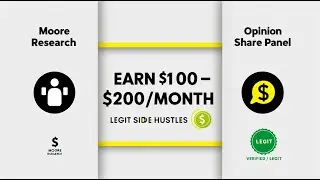Earn $100&ndash;$200/Month with Moore Research & Opinion Share Panel