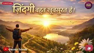ज़िंदगी बहुत खूबसूरत है। Motivational Hindi Song 🎵 Success Sounds 