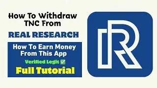 Earn Money 💵 With Real Research | How To withdraw Money From Real Research