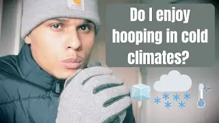 DO I ENJOY HOOPING IN COLD CLIMATES? | That one time our whole team nearly froze on the bus...