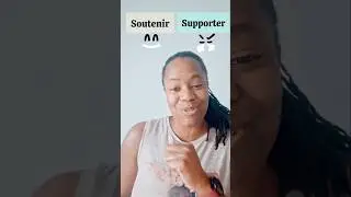 Supporter vs soutenir #supportervssoutenir #frenchverbs #supportinfrench #supportvsstand #frenchreel