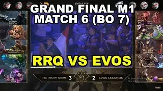 GRANDFINAL!! EVOS VS RRQ MATCH 6 EL CLASICO M1 MLBB World Championship