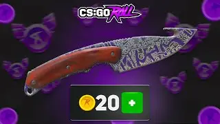 20 COINS TO A KNIFE ON CSGOROLL!