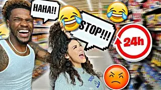 РАЗДРАЖАЮ МОЮ ДЕВУШКУ 24 ЧАСА!!!😂 **УМОРОЖДЕННО**