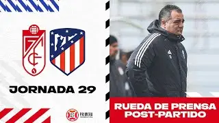 Rueda de prensa de Germ&aacute;n Crespo del postpartido Recreativo Granada vs Atl&eacute;tico de Madrid B