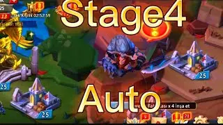 Lords mobile Barbarin limited challenge stage 4 fully auto|Barbaric journey stage 4|Barbarin stage 4