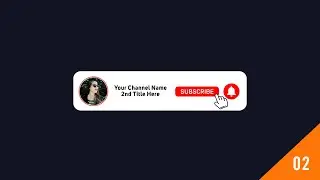 How To Create A YouTube Subscribe Button Animation, After Effects Tutorial & Template (Free project)