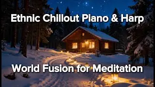Ethnic Chillout Piano & Harp | Relaxing World Fusion Meditation Music #EthnicChillout #PianoAndHarp
