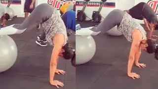 Kaniha Hot gym workout | Kaniha Gym Training video | MC PLUS TV |