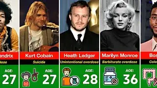 100 знаменитостей, которые умерли слишком молодыми: трагические причины и истории раскрыты!