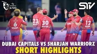 Short Highlights | Dubai Capitals VS Sharjah Warriorz | M 27 | DP World ILT20 | M3Y1J