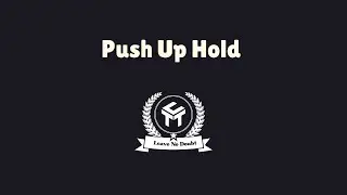 Push Up Hold | Take Control Training