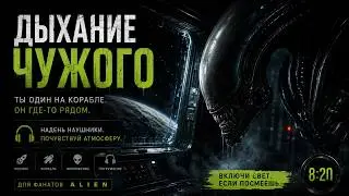 Alien Breathing in Space| Spaceship Ambient Sounds (Headphones Only)