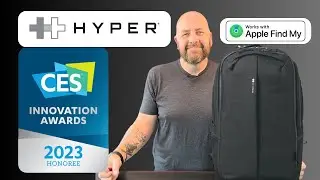 Откройте для себя революционный рюкзак HyperPack Pro с функцией Apple Find My!